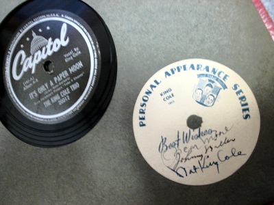 the trio's autographs